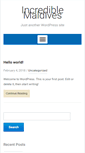 Mobile Screenshot of incrediblemaldives.com